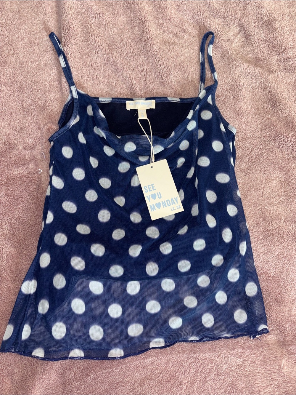 NWT Tank Top - Polka Dot - Size M